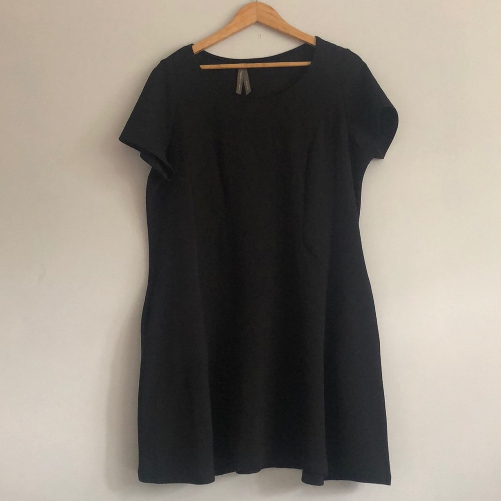 A-line Dress with Seams and Pockets